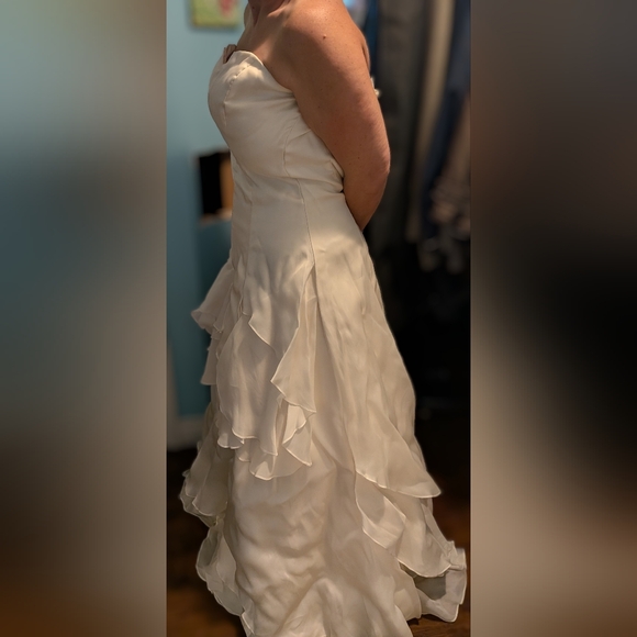 Ivory sz 10 wedding gown Jennifer Salmon - Picture 11 of 12